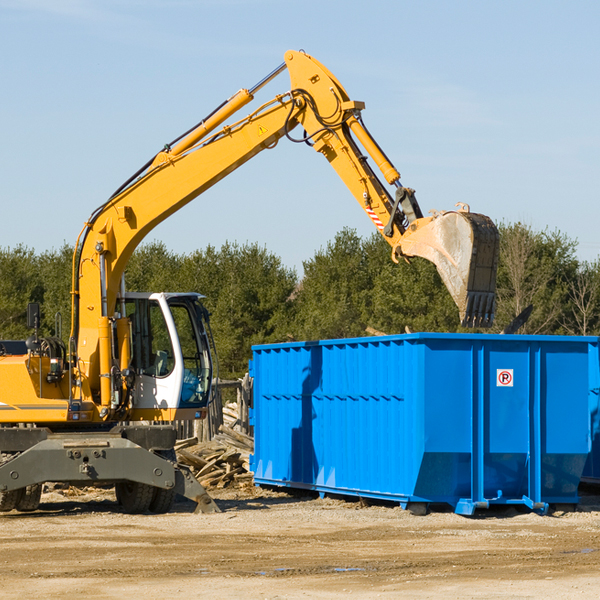 can i choose the location where the residential dumpster will be placed in Homestead Montana